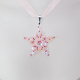 Star - Virgo-Salmon Organza - 1